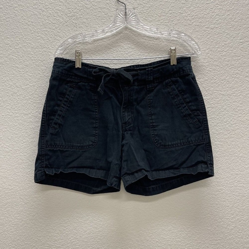Magellan Womens Shorts Size 8 Black Drawstring